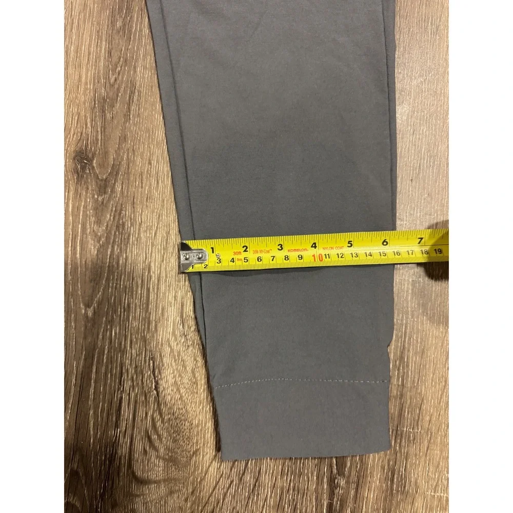 Aeropostale Mens Grey Tech Cargo Jogger Pants Size S Drawstring Tapered Leg